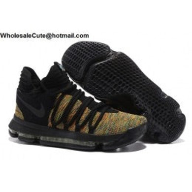 Nike Zoom KD 10 Black Multi Color