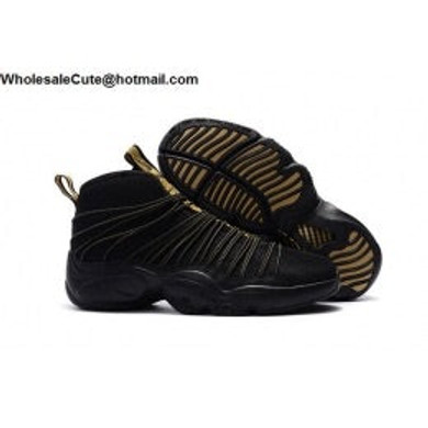 Nike Air Zoom Cabos Black Gold Gary Payton Shoes