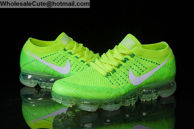 Nike Air VaporMax Flyknit Green Volt White