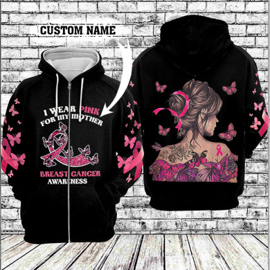 Cancer Awareness 3D Custom Hoodie