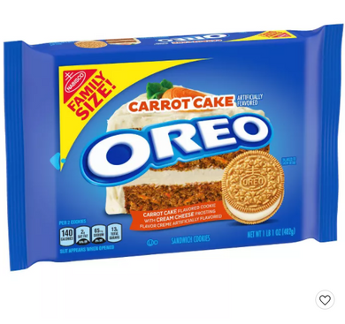 Carrot Cake Oreo Family Size - 17oz