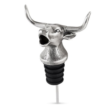 Bull Bottle Stopper and Pourer by Foster & Rye