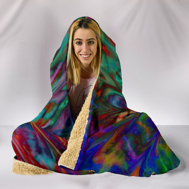 Ultimate Psychedelic Hooded Blanket - 420