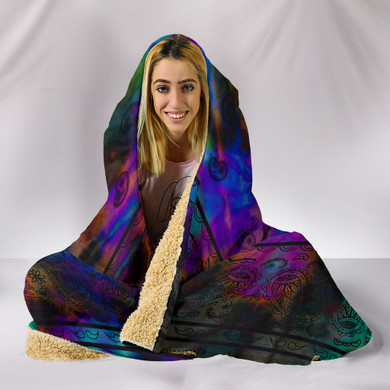 Ultimate Psychedelic Hooded Blanket - Groovy Daze
