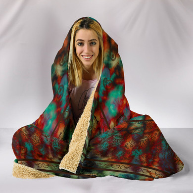 Ultimate Psychedelic Hooded Blanket - Reto Vibes