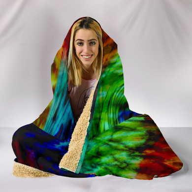 Ultimate Psychedelic Hooded Blanket - Twisted Daze