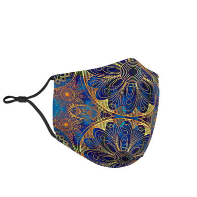 Blue Gold Boho