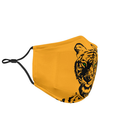 Golden Tiger Face Mask