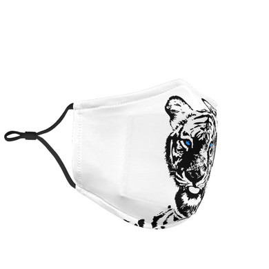 White Tiger Face Mask