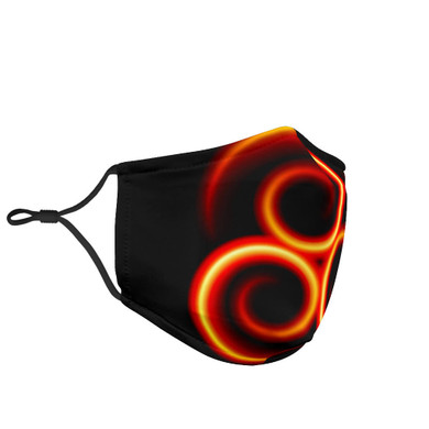 Fire Style Triple Spiral Design Protection Face Mask