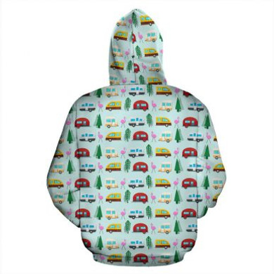 3D Camping Hoodie Camper Vans Full Size
