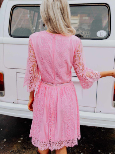 Anywhere With You Dress - Pink