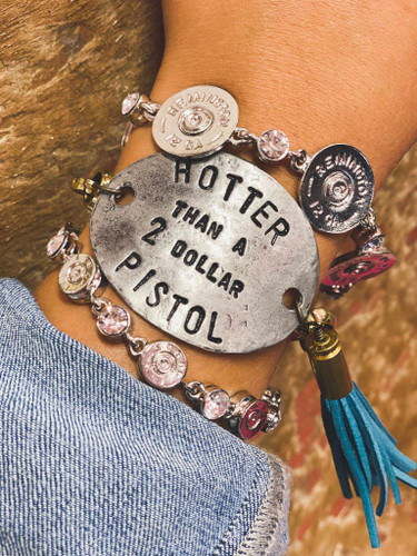 Quick Draw Big Studs Bracelet - Silver