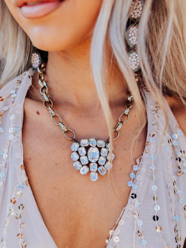 Looking Glass Crystal Choker