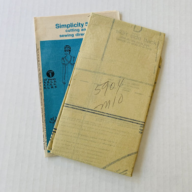 (Size 10 Miss) Simplicity Vintage Pattern #5904 (1973)