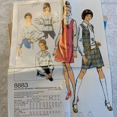 Vintage Simplicity Patterns 8883 10 Miss