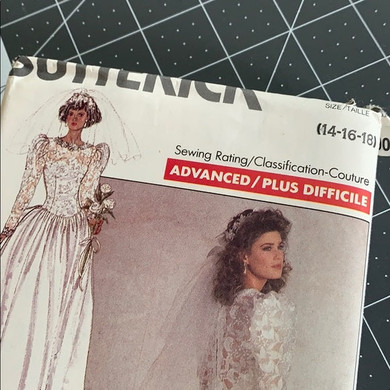 Vintage Butterick Pattern 5990 Sz. (14-16-18)