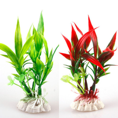 Plastic Plant Fish Tank Decoration
