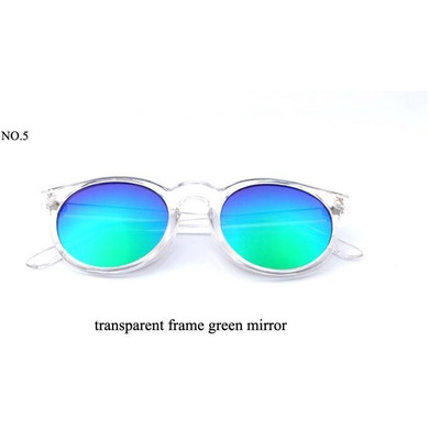 Ocean Lens Clear Round Sunglasses