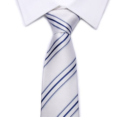 White Knitted Ties