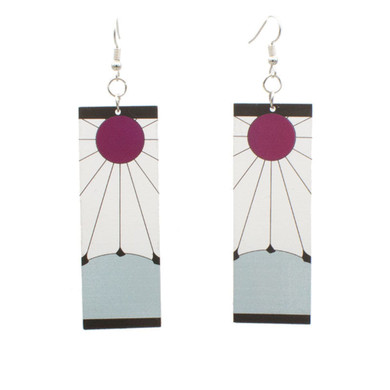 Anime Earrings Hanafuda Earrings