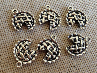 5 Apple Pie charm,  Pie Charms