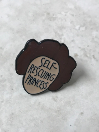 Selfrescuing princess Pin wholesale Enamel Pin