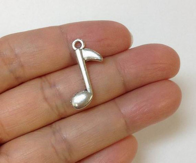 10 Eighth Musical note charm Wholesale