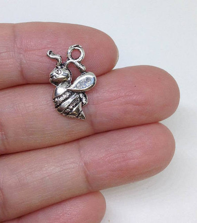 10 Honey Bee Charms