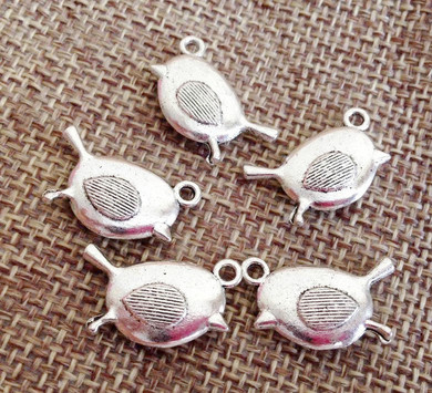 10pcs Bird Charms