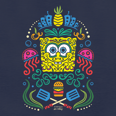 SpongeBob Sugar Sponge Full Color Hooded Sweatshirt