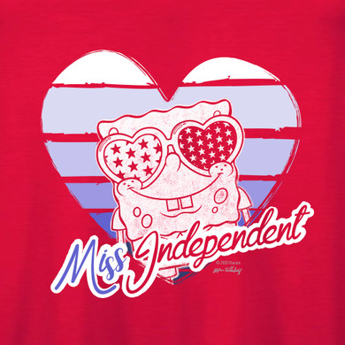 SpongeBob SquarePants Miss Independent Women's Flowy Tank Top
