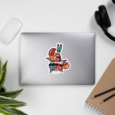 Mr. Krabs Britto Sticker