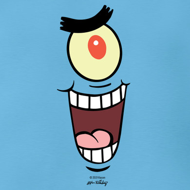 Plankton Big Face Baby Bodysuit