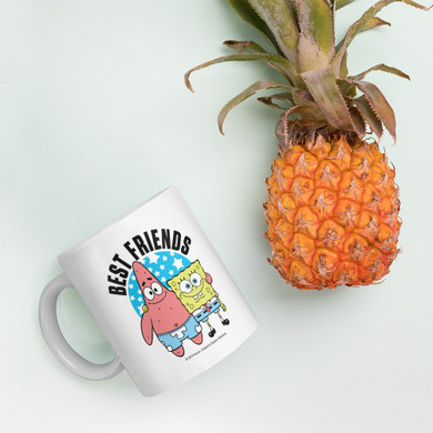SpongeBob SquarePants Best Friends Personalized 11 oz Mug