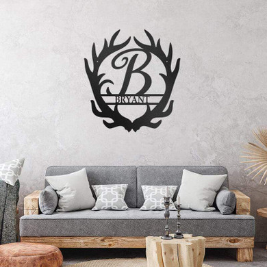 Monogram - Antler (Name)
