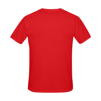 #Rossolini1.com# Gold Writing Red Men's T-Shirt