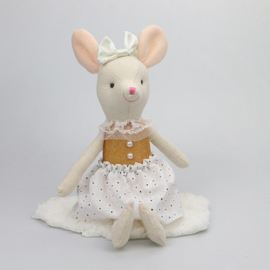 Fancy Mouse Girl Stuffed Animal