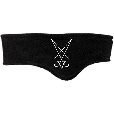 Sigil of Lucifer Embroidered Fleece Headband