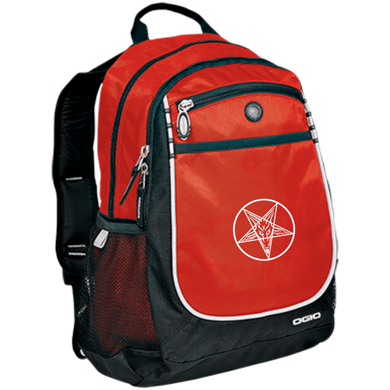 Sigil of Baphomet Embroidered Rugged Bookbag