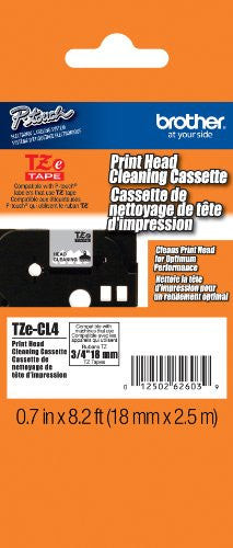 Brother Cleaning Tape 3/4 Inch - Retail Packaging, White (TZeCL4) - Retail Packaging