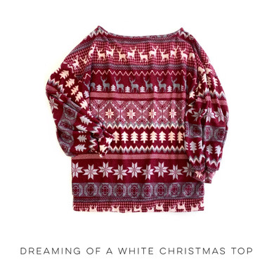 Dreaming of a White Christmas Top