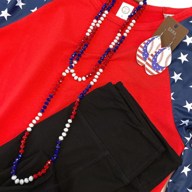 My Fourth of July Raglan Tee