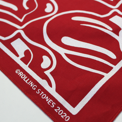 Red/White Tongue Bandana