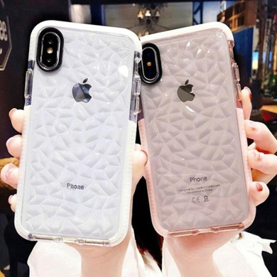 Hybrid Crystal Clear Soft Silicone Case for iPhone & Samsung