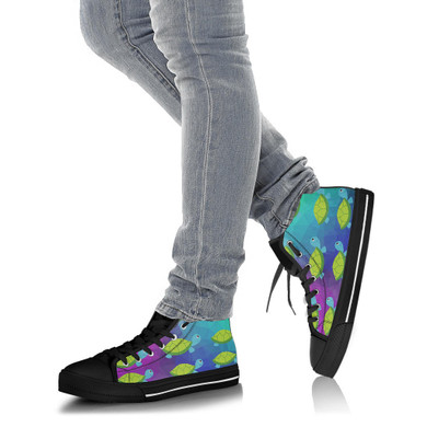 Turtle High top custom shoes