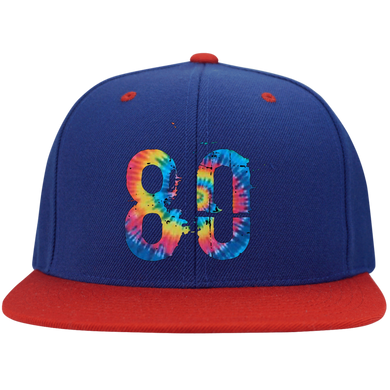 Summertime Rainbow 80 Sport-Tek Flat Bill High-Profile Snapback Hat
