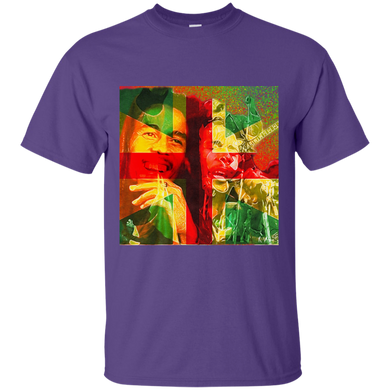 Bob Marley Star Lit Gildan Ultra Cotton T-Shirt