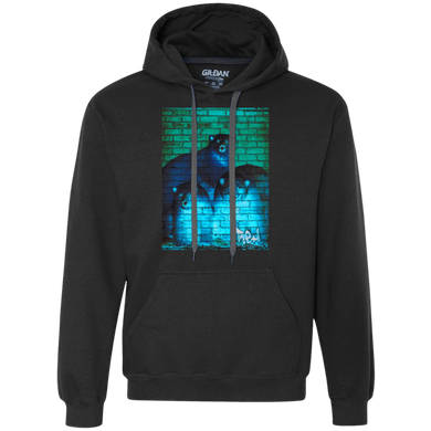Graffiti  Alaska Polar Bear Gildan Heavyweight Pullover Fleece Sweatshirt