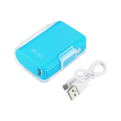 REIKO 4000MAH UNIVERSAL POWER BANK WITH CABLE IN B